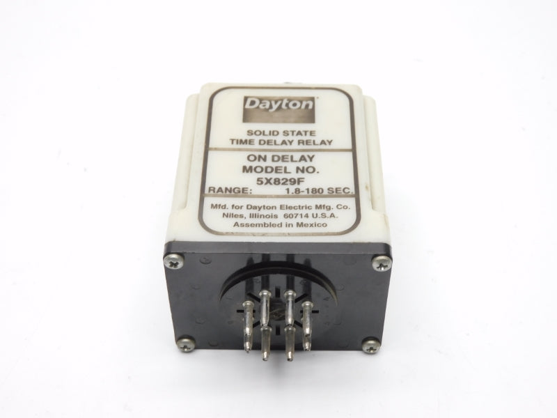 DAYTON 5X829F 120VAC 10A 1.8-180S UNMP