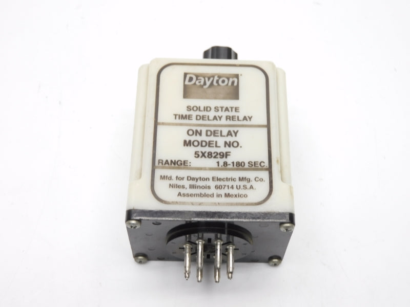 DAYTON 5X829F 120VAC 10A 1.8-180S UNMP