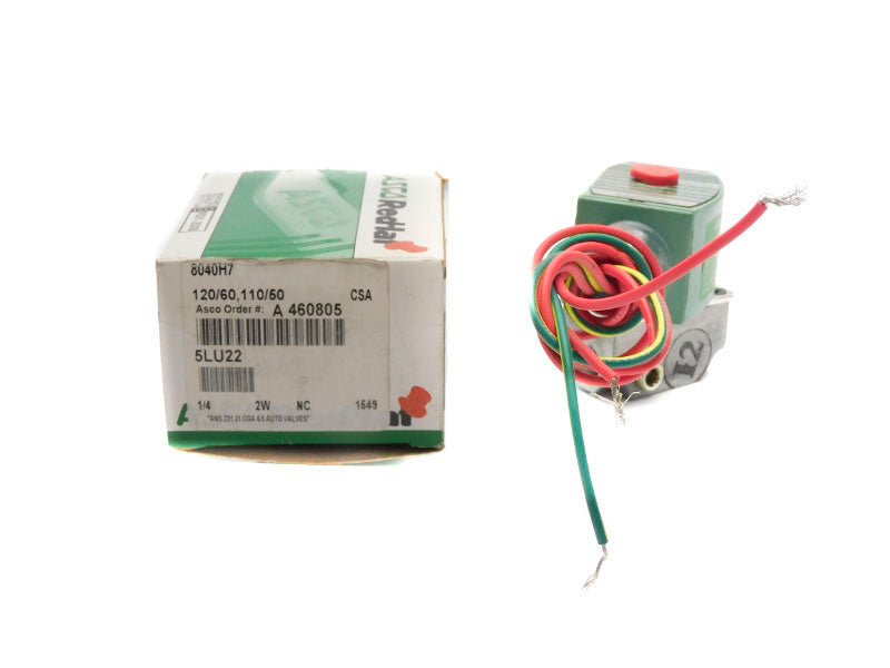 ASCO 8040H7 110/120V 1/4" NSMP