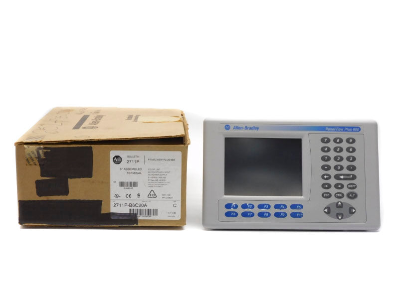 ALLEN BRADLEY 2711P-B6C20A SER. C 100-240VAC 0.6-0.3A NSMP