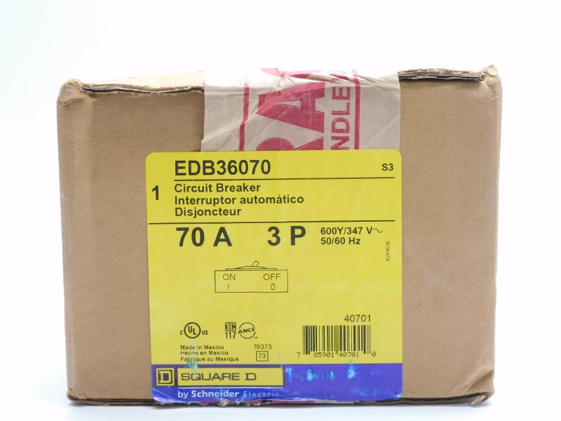 SQUARE D EDB36070 347V 70A NSFS