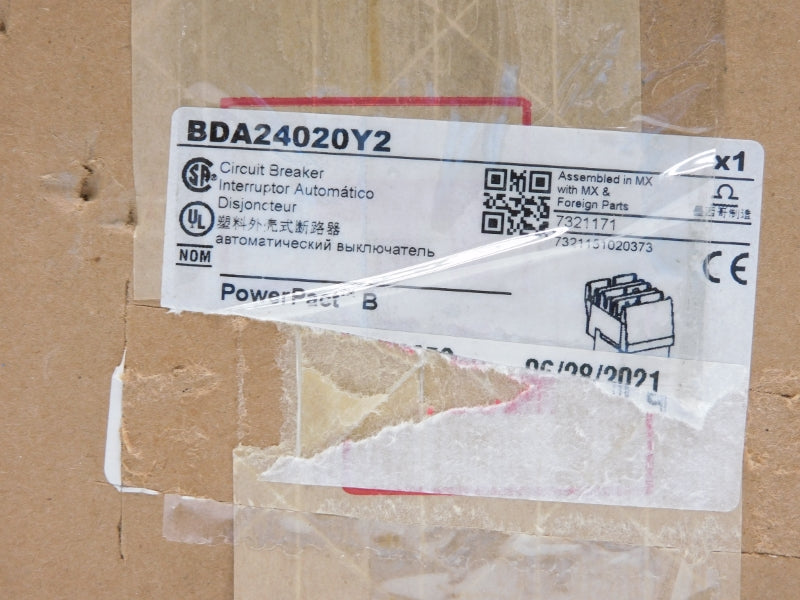 SQUARE D BDA24020Y2 277V 20A NSMP