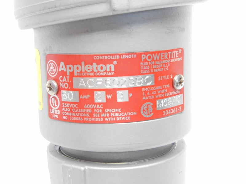 APPLETON ACP6023BC 600VAC 60A NSMP