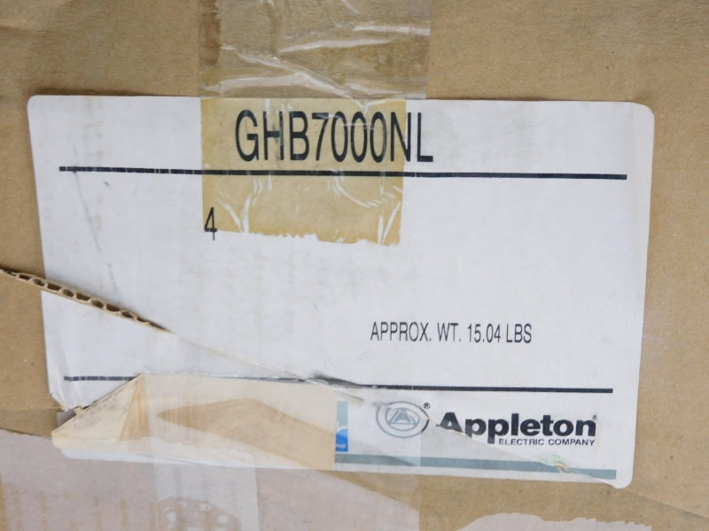 APPLETON GHB7000NL (PKG OF 4) NSMP