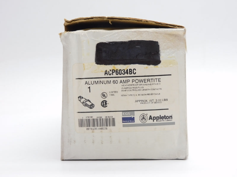 APPLETON ACP6034BC 600VAC 60A NSMP