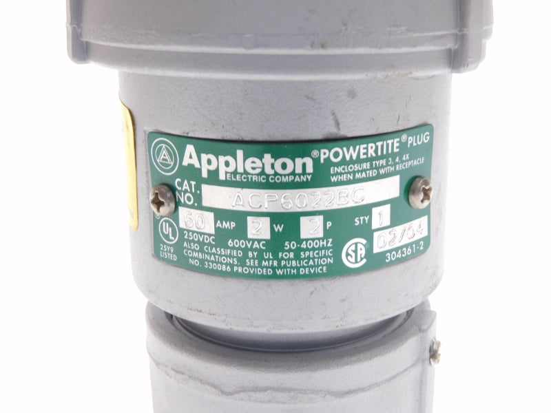 APPLETON ACP6022BC 600VAC 60A NSMP