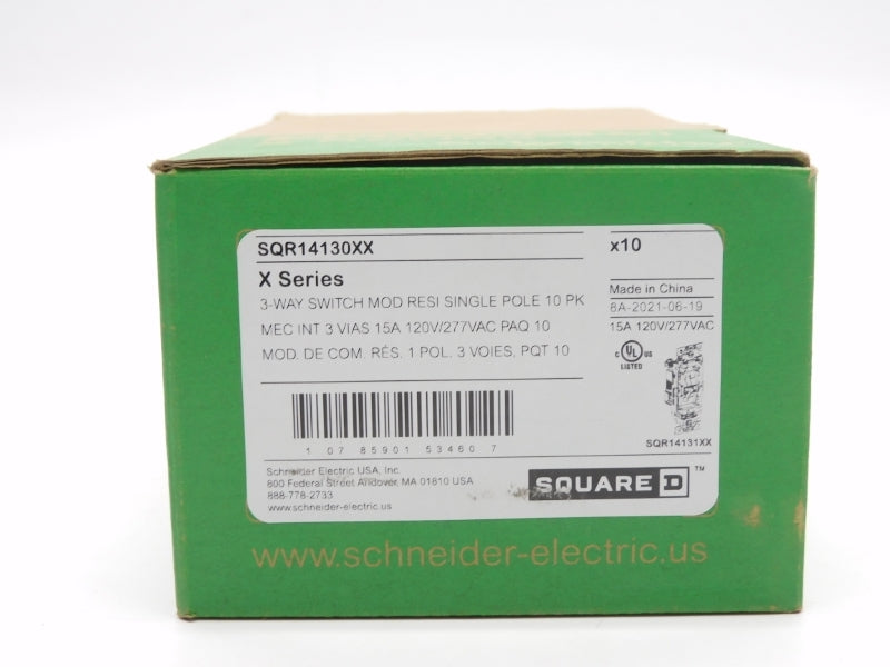 SQUARE D SQR14130XX 120/277VAC 15A (PKG OF 10) NSMP