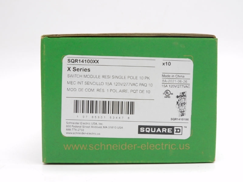 SQUARE D SQR14100XX 120/277VAC 15A (PKG OF 10) NSMP