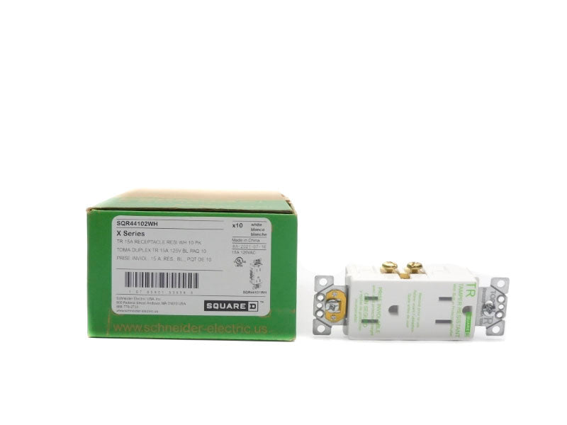 SQUARE D SQR44102WH 125VAC 15A (PKG OF 10) NSMP