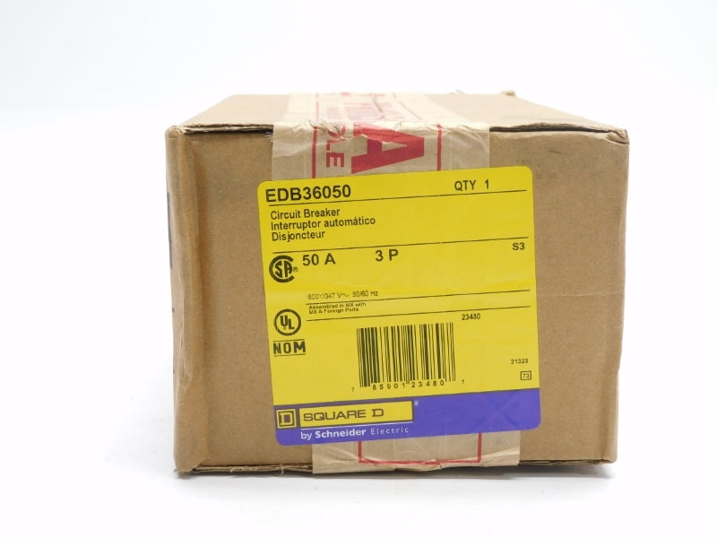 SQUARE D EDB36050 347V 50A NSFS