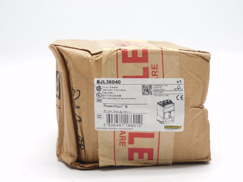 SQUARE D BJL36040 480V 40A NSFS