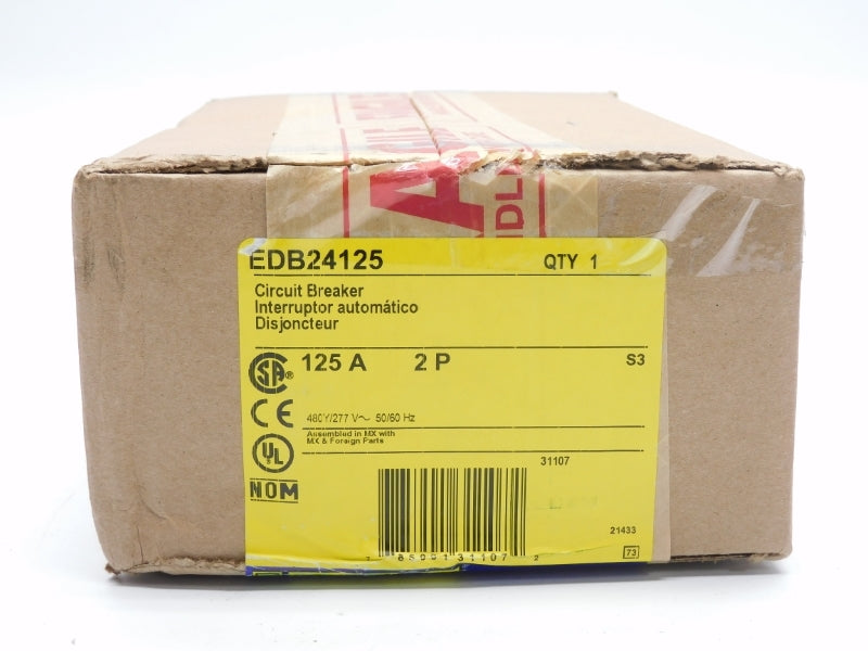 SQUARE D EDB24125 277V 125A NSFS
