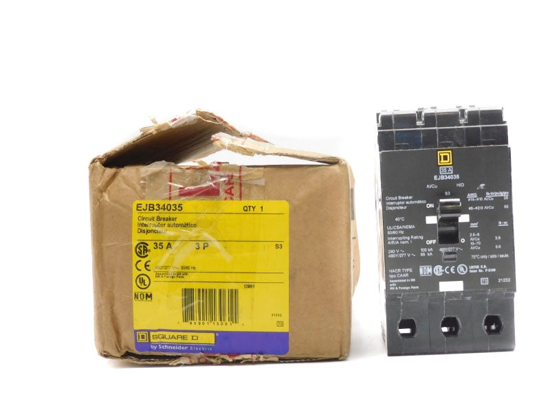 SQUARE D EJB34035 277V 35A (AS PICTURED) NSMP