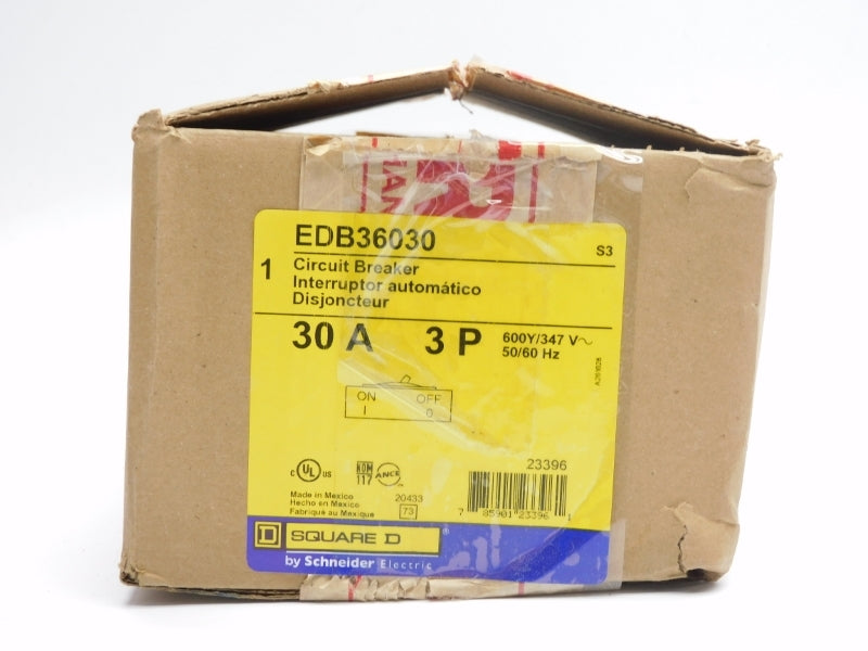 SQUARE D EDB36030 347V 30A NSMP