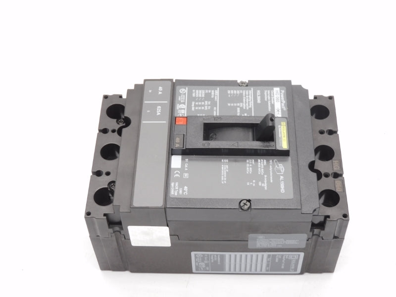 SQUARE D HGL36040 600V 40A NSMP