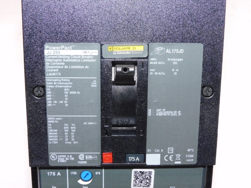 SQUARE D JJA36175 600V 175A NSMP