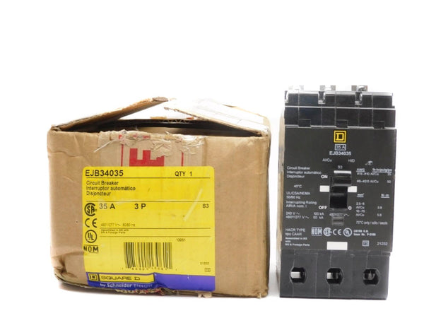 SQUARE D EJB34035 277V 35A NSMP
