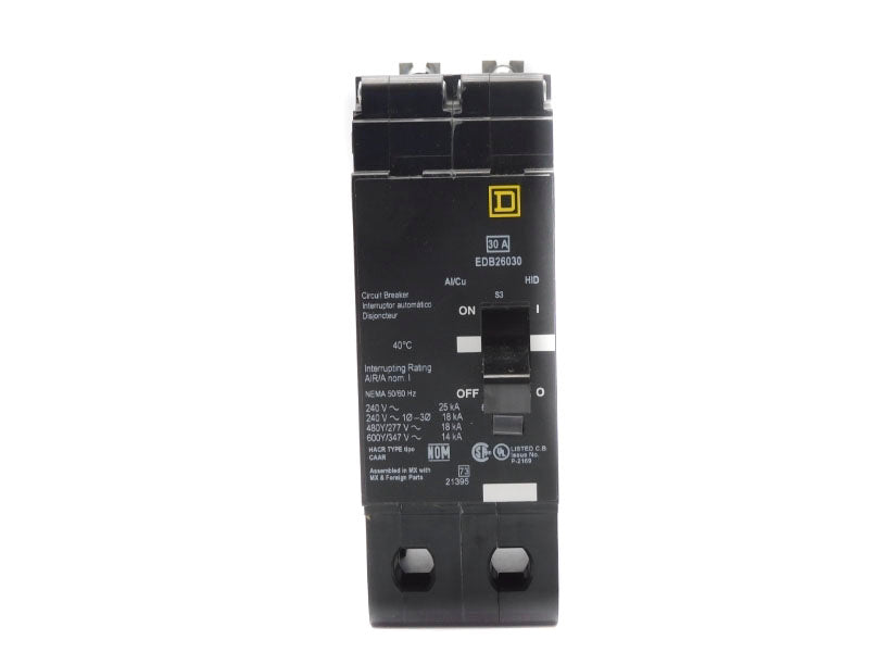 SQUARE D EDB26030 347V 30A NSNP