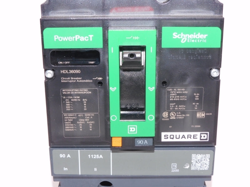 SQUARE D HDL36090 600V 90A (GREEN) NSNP
