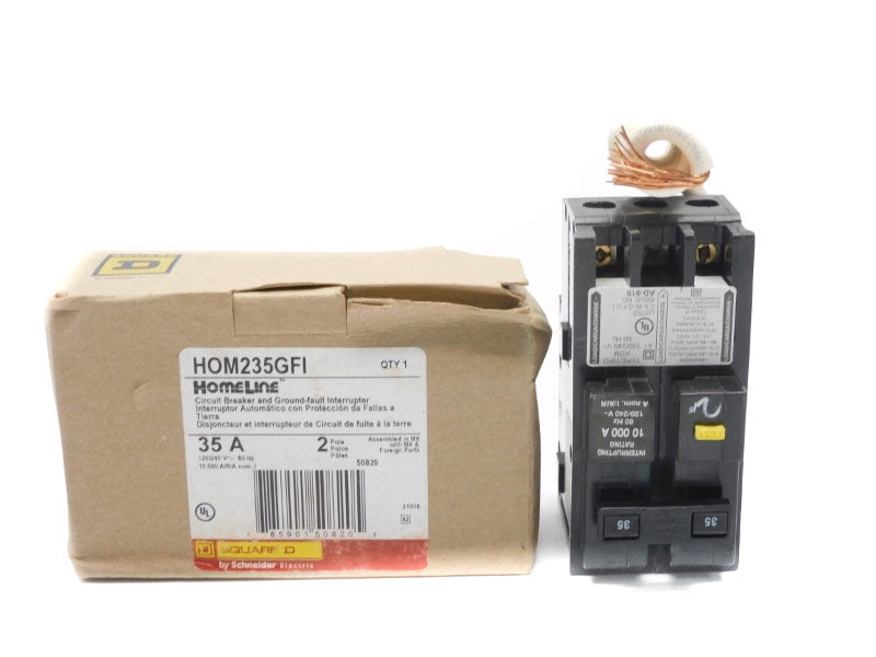 SQUARE D HOM235GFI 120/240V 35A NSMP