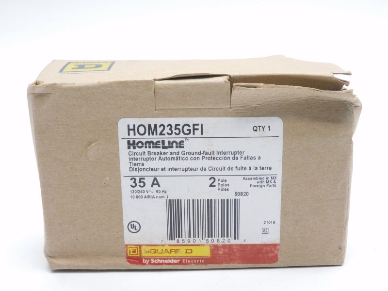 SQUARE D HOM235GFI 120/240V 35A NSMP