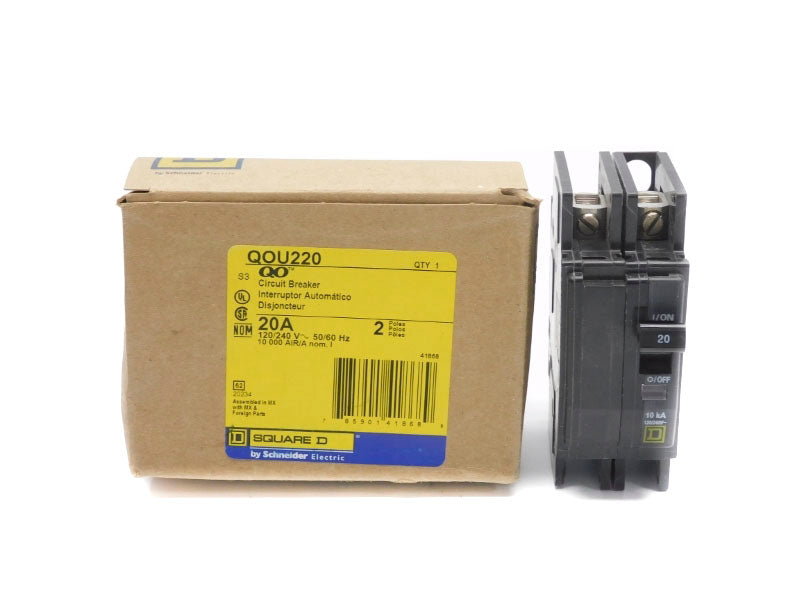 SQUARE D QOU220 120/240VAC 20A (AS PICTURED) NSMP