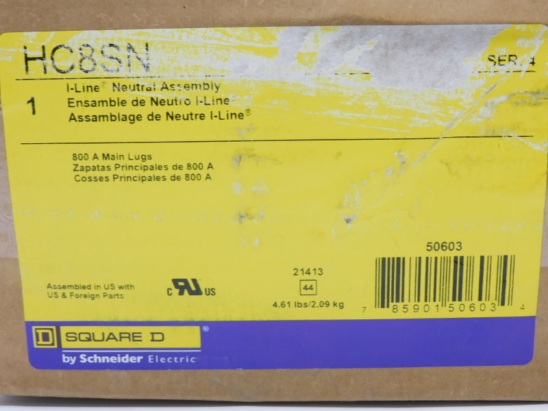 SQUARE D HC8SN SER. 4 800A NSFS