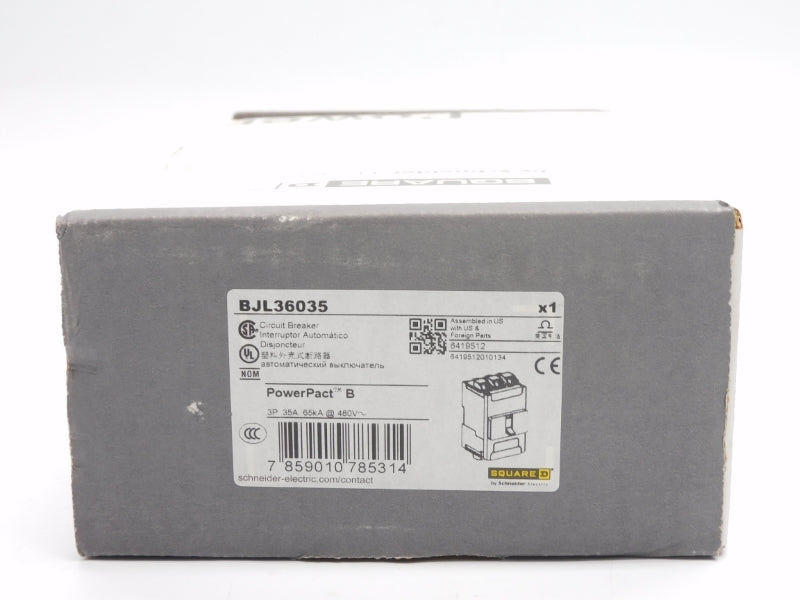 SQUARE D BJL36035 480V 35A NSMP
