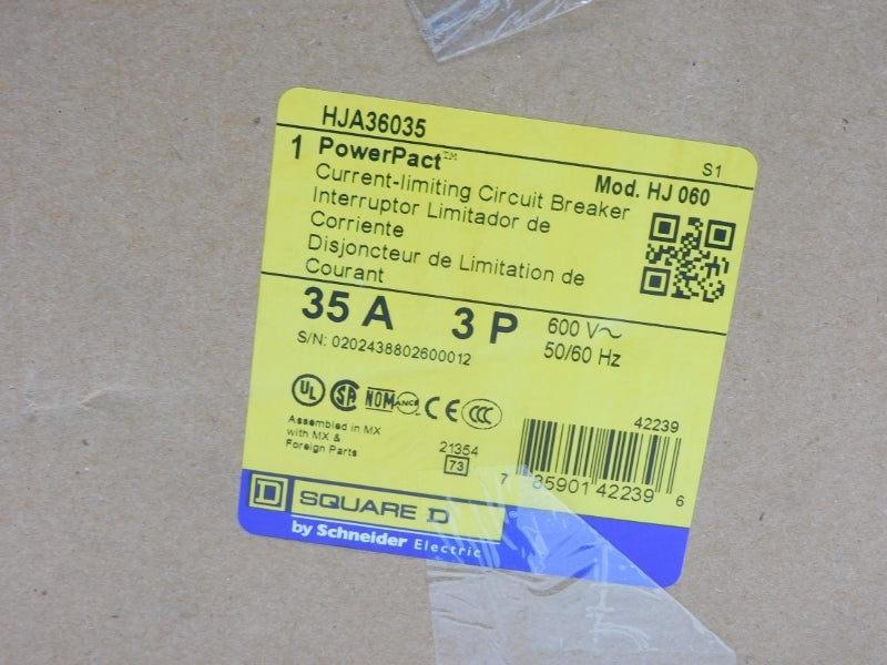 SQUARE D HJA36035 600V 35A (AS PICTURED) NSMP