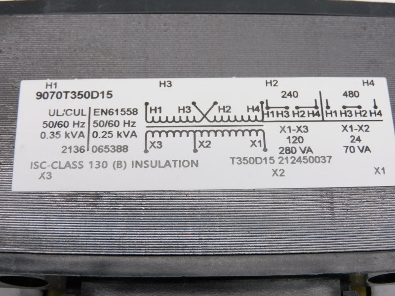 SQUARE D 9070T350D15 240/480V NSMP