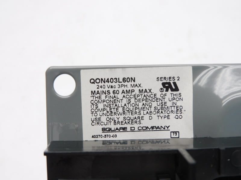 SQUARE D QON403L60N SER. 2 120/240V 60A NSMP