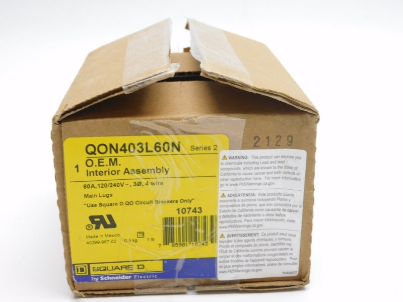 SQUARE D QON403L60N SER. 2 120/240V 60A NSMP