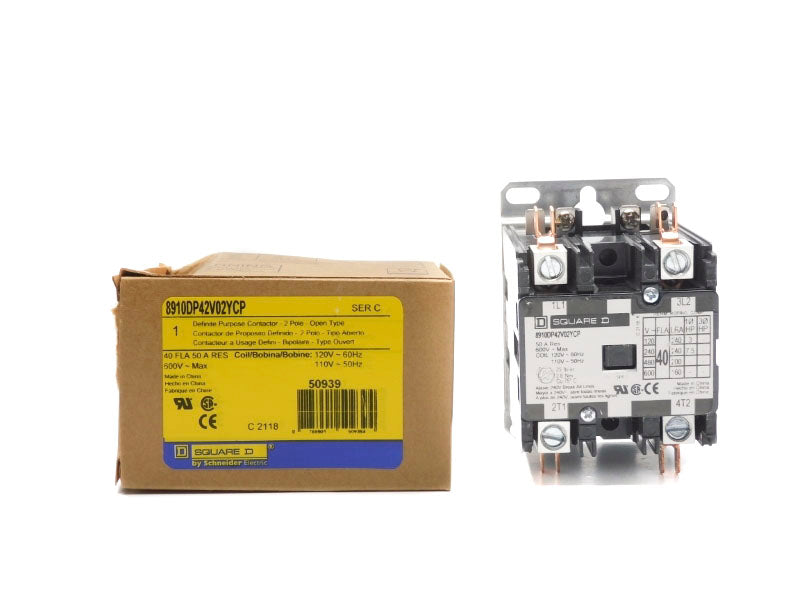 SQUARE D 8910DP42V02YCP SER. C 110/120V 50A NSMP