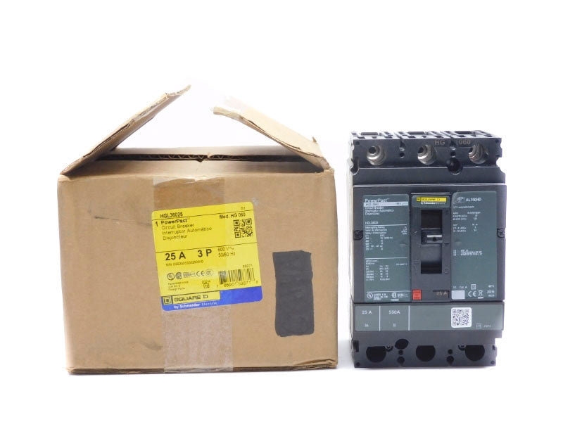 SQUARE D HGL36025 600V 25A NSMP