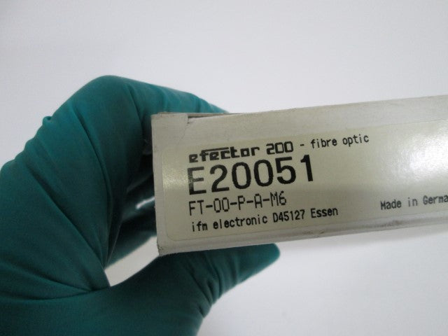 IFM EFECTOR E20051 FIBER OPTIC DIFFUSE SENSOR (AS PICTURED)*NEW IN BOX*
