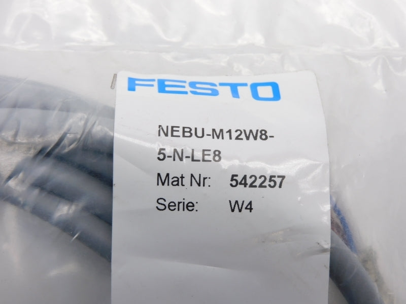 FESTO NEBU-M12W8-5-N-LE8 542257 SER. W4 NSMP