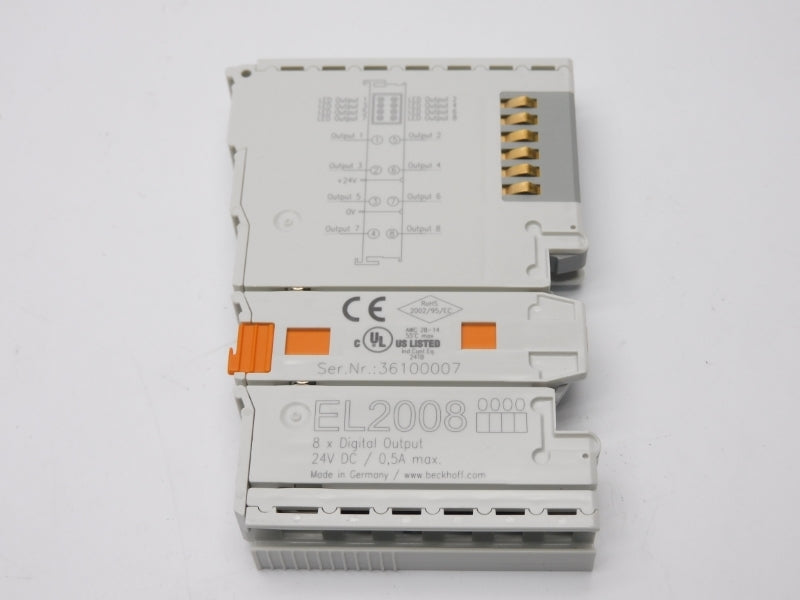 BECKHOFF EL2008 24VDC 0.5A UNMP