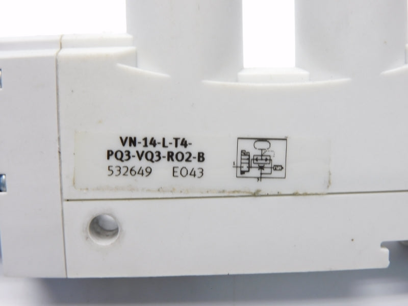 FESTO VN-14-L-T4-PQ3-VQ3-RO2-B 532649 SER. E043 24VDC UNMP