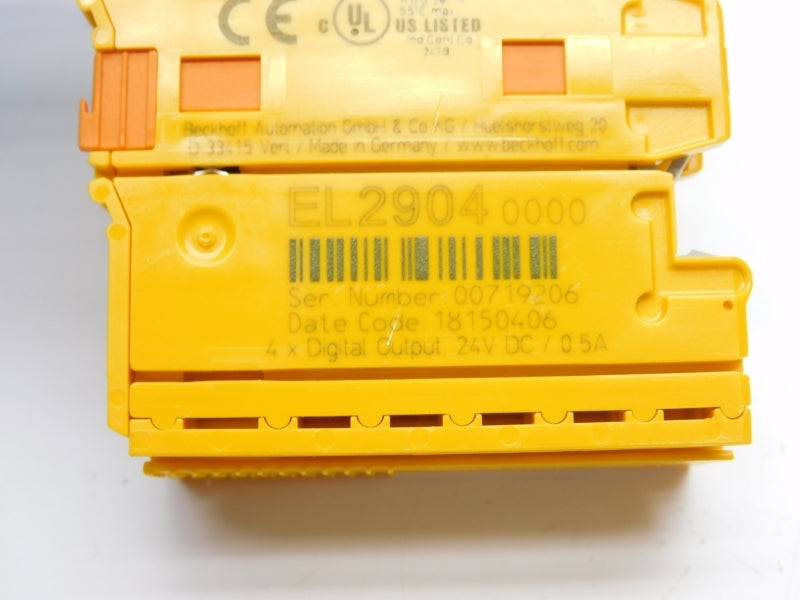 BECKHOFF EL2904 24VDC 0.5A UNMP