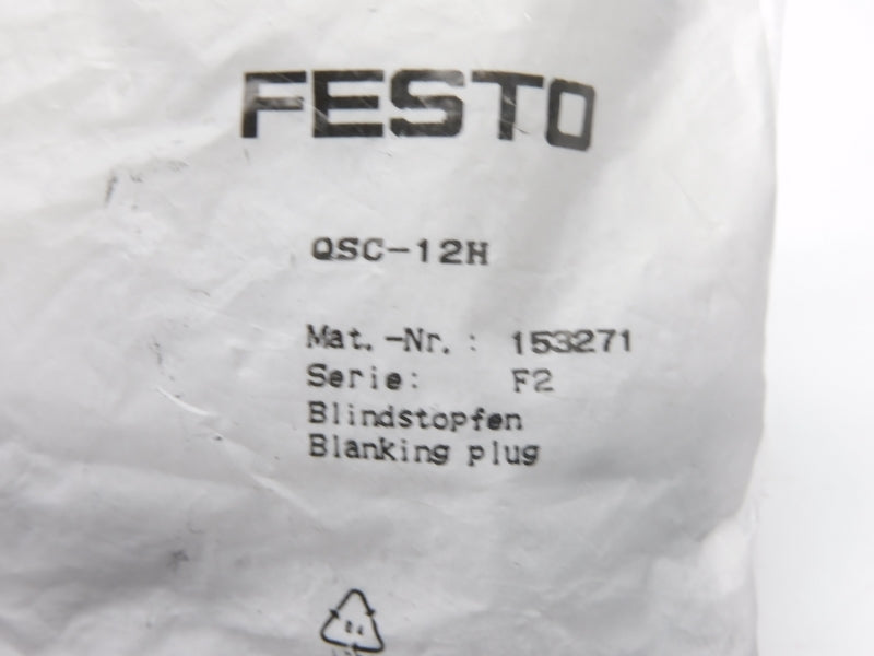 FESTO QSC-12H 153271 SER. F2 (PKG OF 10) NSMP