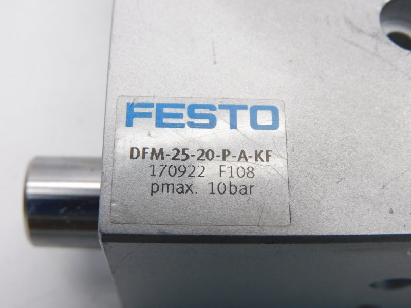 FESTO DFM-25-20-P-A-KF 170922 SER. F108 10BAR UNMP
