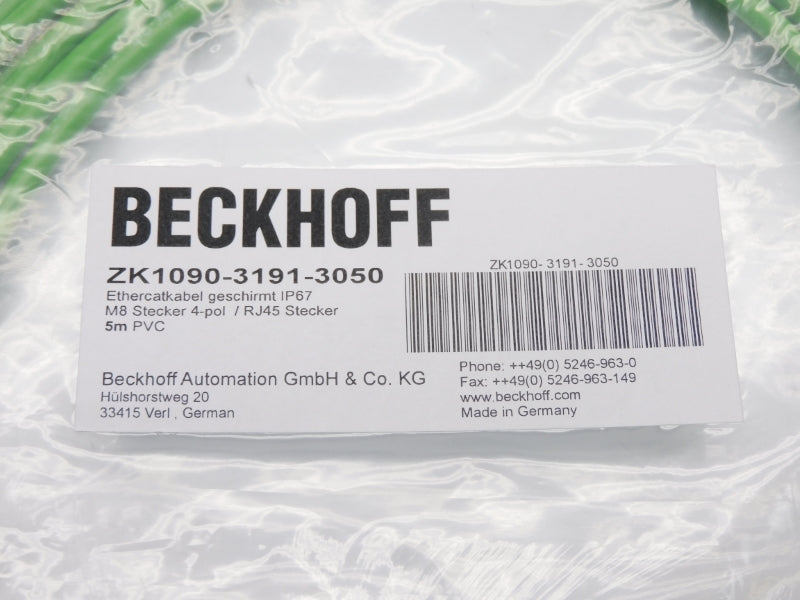 BECKHOFF ZK1090-3191-3050 NSMP