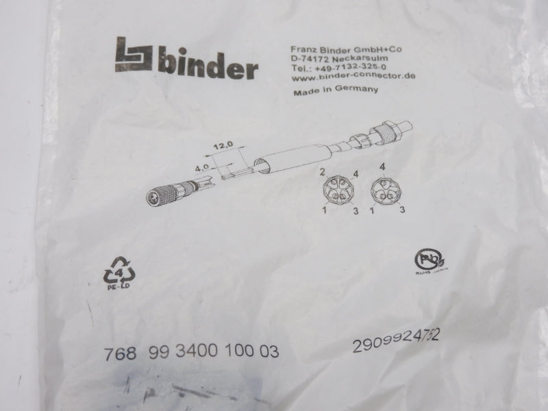 BINDER 76899340010003 NSMP