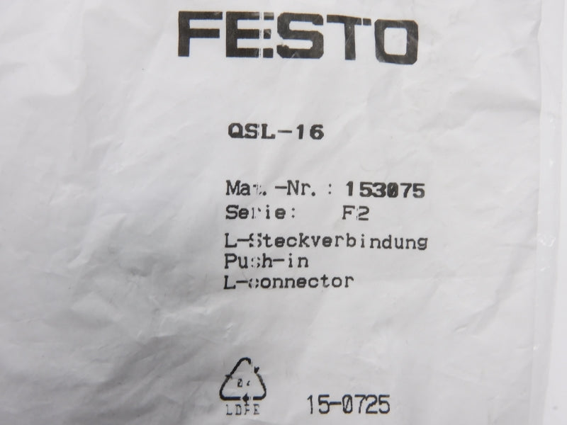 FESTO QSL-16 153075 SER. F2 NSMP