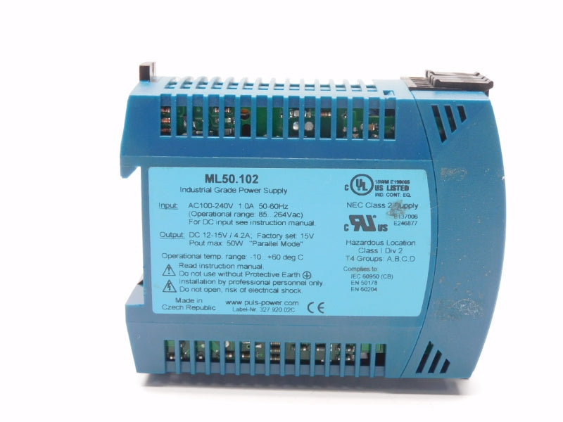 PULS ML50.102 100-240VAC 1.0A UNMP