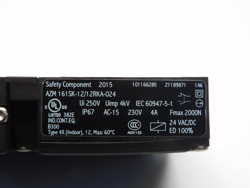 SCHMERSAL AZM161SK-12/12RKA-024 101166285 230V 4A (NO KEY) NSNP