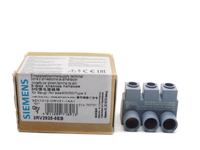 SIEMENS 3RV2925-5EB 690V 63A NSMP