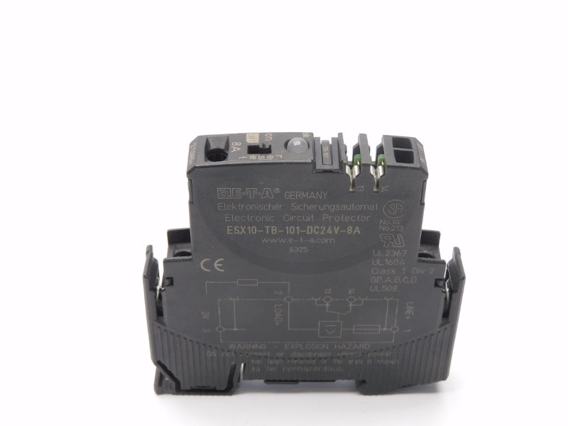 E-T-A ESX10-TB-101-DC24V-8A 24VDC 8A UNMP