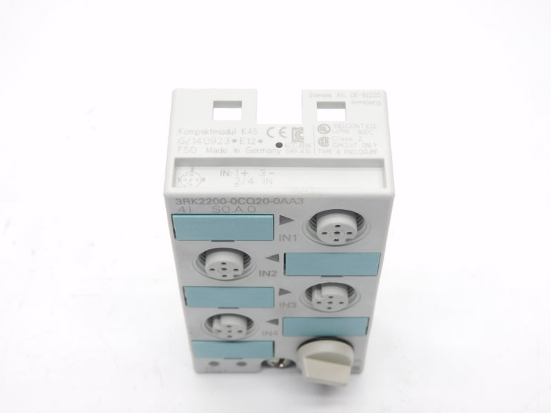 SIEMENS 3RK2200-0CQ20-0AA3 0,2A NSMP