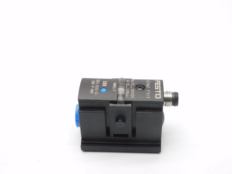 FESTO SDE5-D10-O-Q6E-P-M8 527467 SER. F313 15-30VDC 0-10BAR NSNP